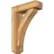 Ekena Millwork Thorton Craftsman Rough Sawn Bracket w/ Offset Brace, Western Red Cedar, 6"W x 20"D x 28"H BKT0604X20X28THR04RWR - alternate 1